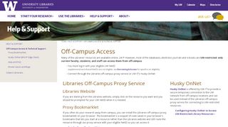 
                            7. Off-Campus Access — UW Libraries