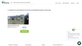 
                            8. Off-campus student accommodations in AAUA, Ondo state - myPadi.ng