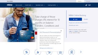 
                            4. Offering both rewards credit cards with no ... - mbna.ca