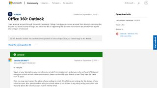 
                            8. Office 360: Outlook - Microsoft Community