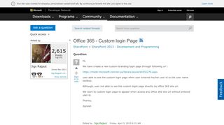 
                            9. Office 365 - Custom login Page
