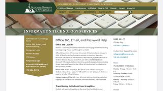 
                            7. Office 365, Email, and Password Help - Franciscan University of ...