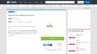 
                            8. Office 365 for Students and Teachers - Slickdeals.net