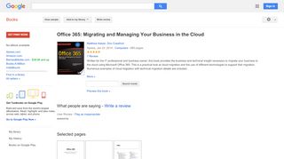 
                            7. Office 365: Migrating and Managing Your Business in the Cloud