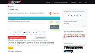 
                            1. Office 365 Störung? Aktuelle Störungen und Probleme ...