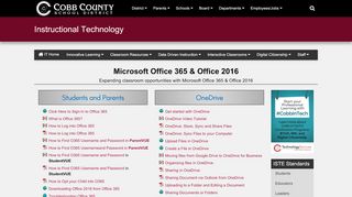 
                            10. Office 365 Support - Cobb County School District