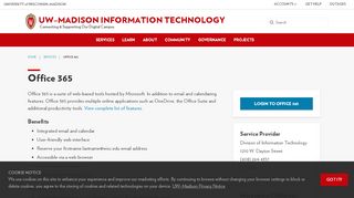 
                            11. Office 365 - UW–⁠Madison Information Technology