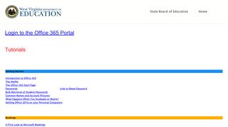
                            11. Office 365 - West Virginia Department of Education
