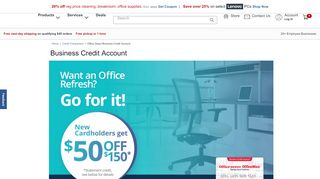 
                            2. Office Depot Business Credit Account