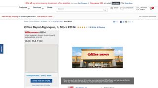 
                            3. Office Depot in ALGONQUIN,IL - 175 S. RANDALL ROAD