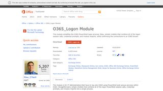 
                            3. Office O365_Logon Module - gallery.technet.microsoft.com