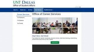 
                            5. Office of Career Services | Student Affairs - UNT Dallas