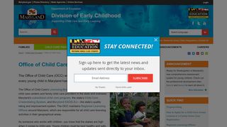 
                            9. Office of Child Care | Division of Early Childhood