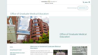 
                            2. Office of Graduate Medical Education - Vanderbilt Health Nashville, TN