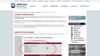 
                            7. Office of Information Resources Student ... - Thomas Jefferson University