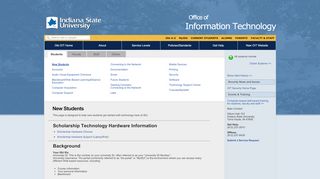 
                            7. Office of Information Technology - Indiana State University