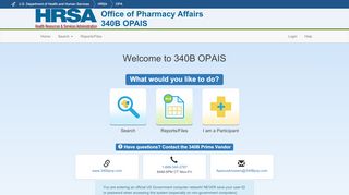 
                            1. Office of Pharmacy Affairs 340B OPAIS