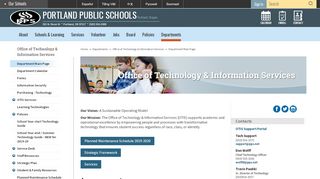 
                            8. Office of Technology & Information Services - pps.net