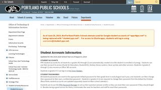 
                            6. Office of Technology & Information Services / Student Accounts