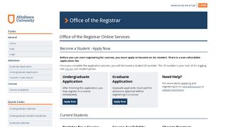 
                            5. Office of the Registrar Online Services - Athabasca …