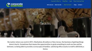 
                            5. Office Snacks | NJ, NYC, Manhattan, Brooklyn - Corporate Essentials