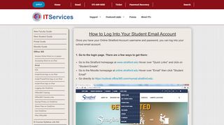 
                            7. Office365 - Email | IT Services | Stratford University