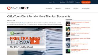 
                            7. OfficeTools Client Portal - AbacusNext