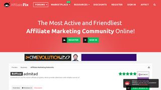 
                            6. Official - admitad | Affiliate Marketing Forum | AffiliateFix