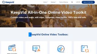 
                            4. [OFFICIAL] KeepVid: Free convert, edit, compress video online