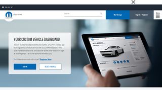 
                            8. Official Mopar Site | Owner Vehicle Dashboard