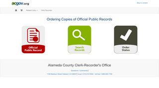 
                            7. Official Public Records Portal - Alameda County