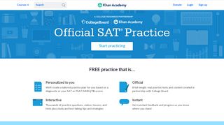 
                            10. Official SAT® Practice | Khan Academy