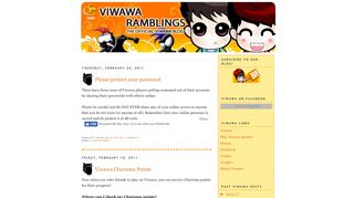 
                            7. Official Viwawa Blog: February 2011