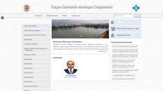 
                            1. Official Website Of Kalyan Dombivali Municipal …