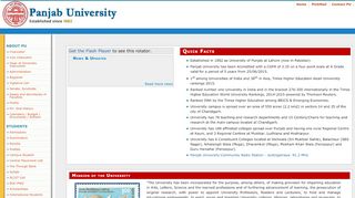 
                            4. Official Website of Panjab University - Panjab University ...