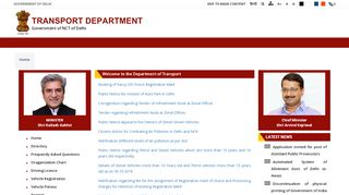 
                            4. Official Website of Transport Department,Government of NCT of Delhi ...