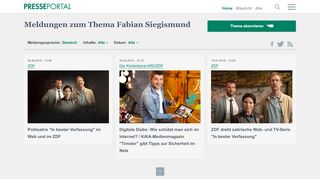
                            3. Offizielle News zu Fabian Siegismund 2019 | …