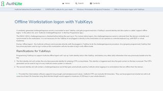 
                            2. Offline Workstation logon with YubiKeys | AuthLite v2.3 Documentation ...