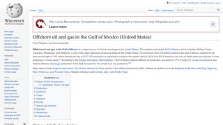 
                            8. Offshore oil and gas in the Gulf of Mexico (United States) - Wikipedia