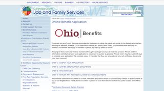 
                            1. Ohio Benefits - Cuyahoga Job and Family Services - Cuyahoga County