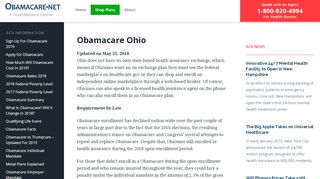 
                            9. Ohio Insurance Exchange Information - Obamacare In Ohio ...