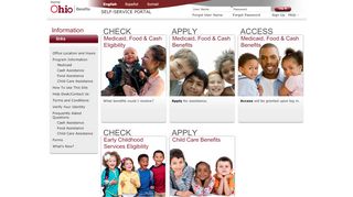 
                            3. Ohio - Self Service Portal Home Page