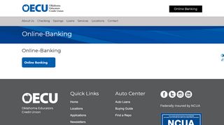 
                            9. Oklahoma Educators Credit Union | Online-Banking - oecu.com