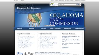 
                            4. Oklahoma Tax Commission - Home