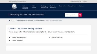 
                            6. Oliver – The school library system | Curriculum