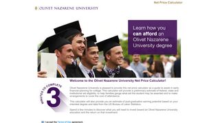 
                            9. Olivet Nazarene University - Net Price Calculator