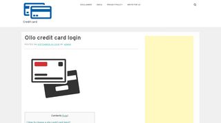 
                            7. Ollo credit card login - Credit card - audreysedibles.com