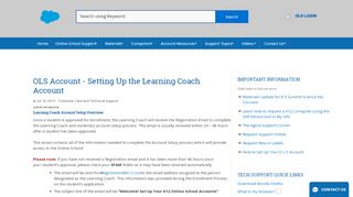 
                            4. OLS Account - Setting Up the Learning Coach Account - K12 ...