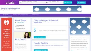 
                            6. Olympic Internal Medicine Reviews | Bremerton, WA | Vitals.com