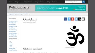 
                            6. Om/Aum - ReligionFacts